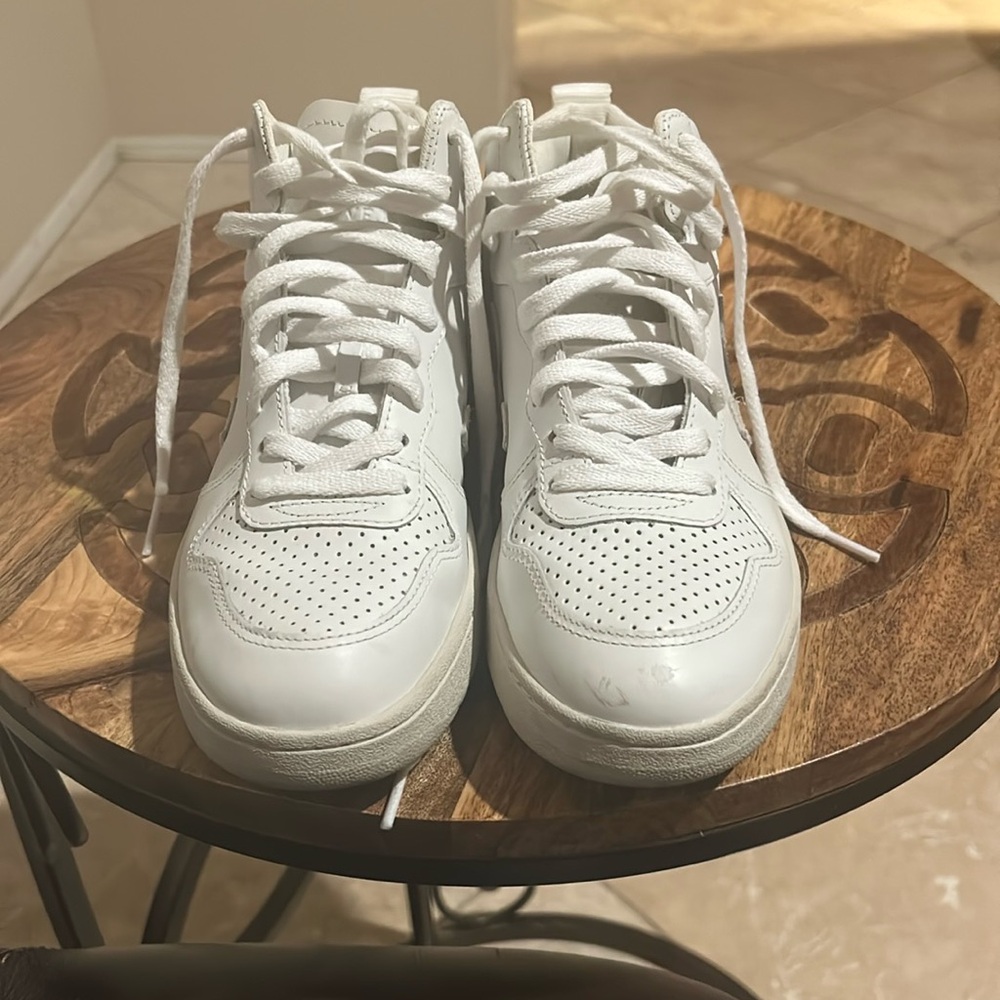 Veja White High-Top Sneakers